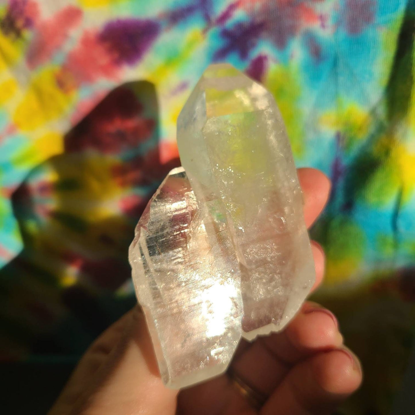 Stunning Ultra Clear DT Quartz Specimen | Tabular and Twinned <100