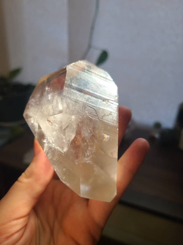 Stunning Large Lemurian Quartz Double Terminated Crystal | High End Healing, Collector, or Gift Crystal | Rare Lovely AAA Quality Stone