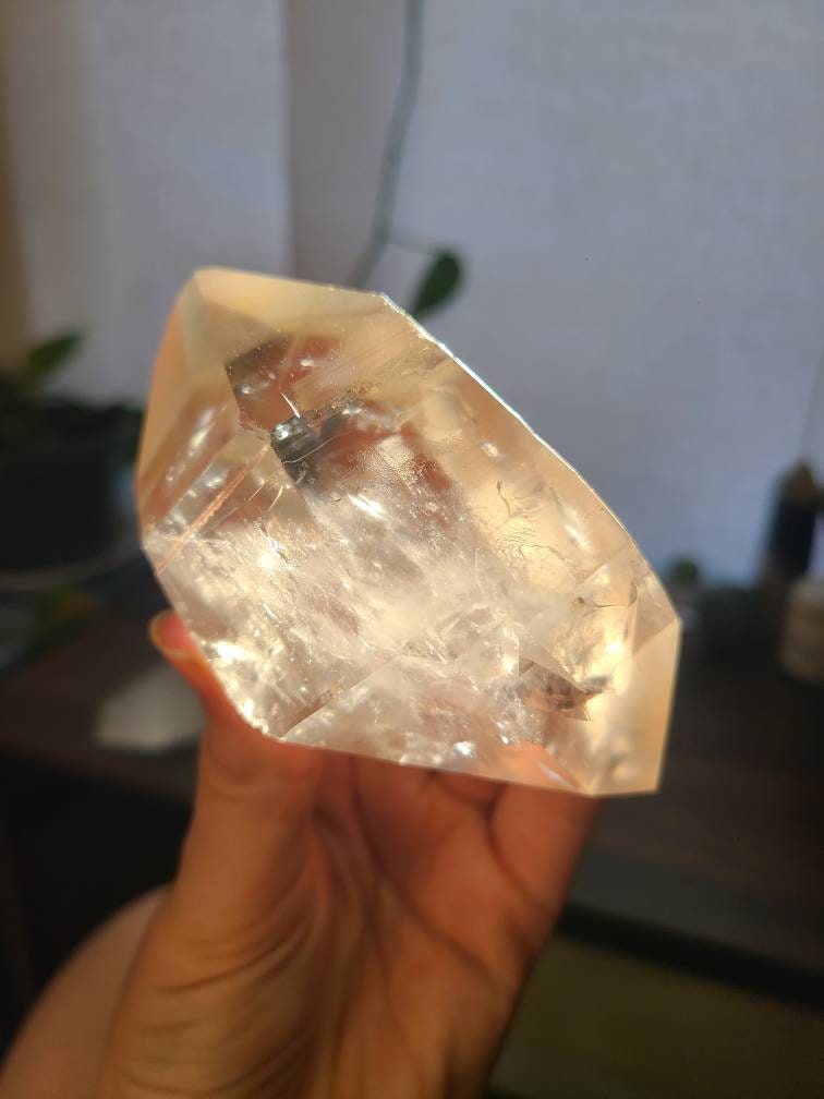 Stunning Large Lemurian Quartz Double Terminated Crystal | High End Healing, Collector, or Gift Crystal | Rare Lovely AAA Quality Stone