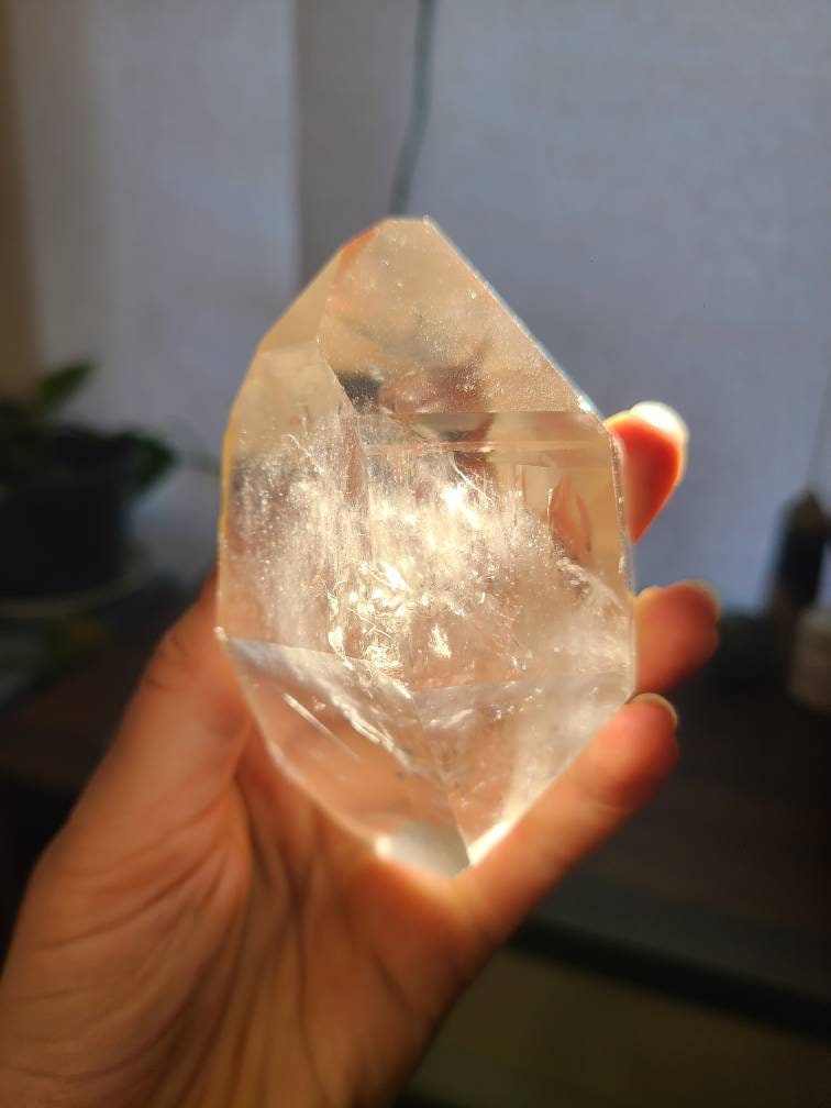 Stunning Large Lemurian Quartz Double Terminated Crystal | High End Healing, Collector, or Gift Crystal | Rare Lovely AAA Quality Stone