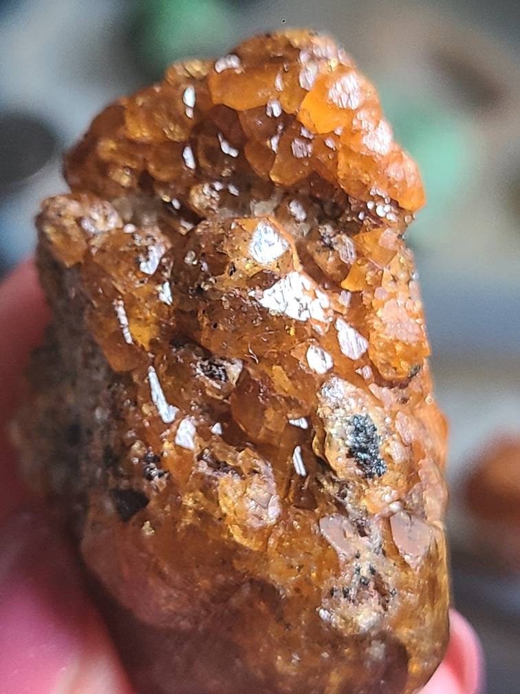 43g Lolindo Spessartine Garnet Cluster <100