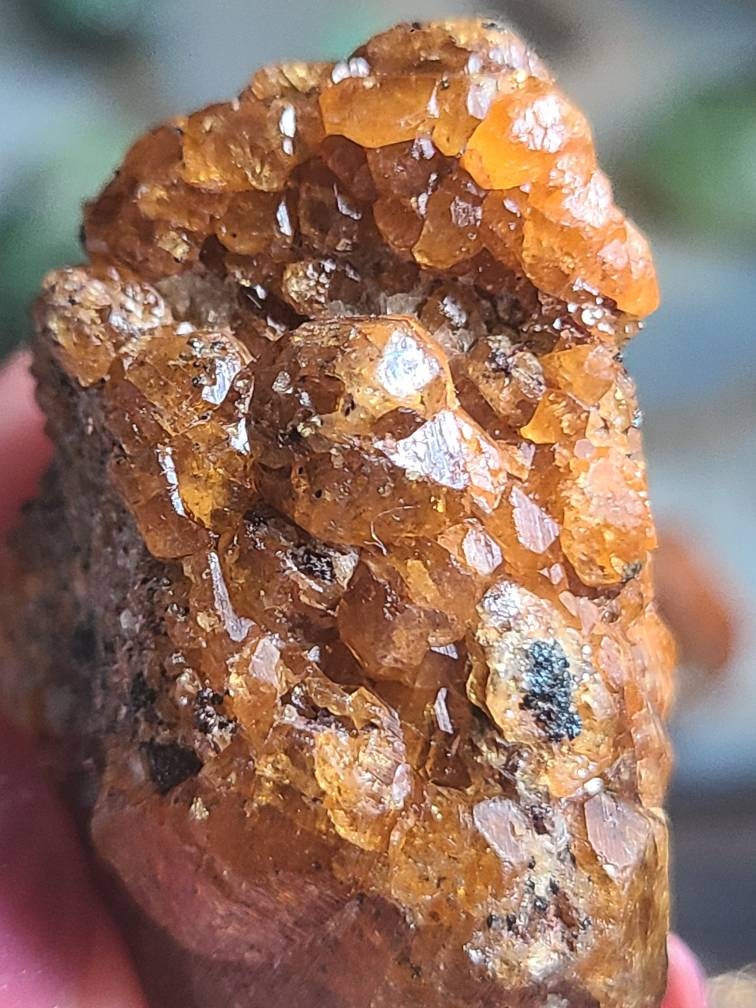 43g Lolindo Spessartine Garnet Cluster <100