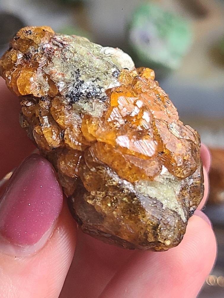 43g Lolindo Spessartine Garnet Cluster <100