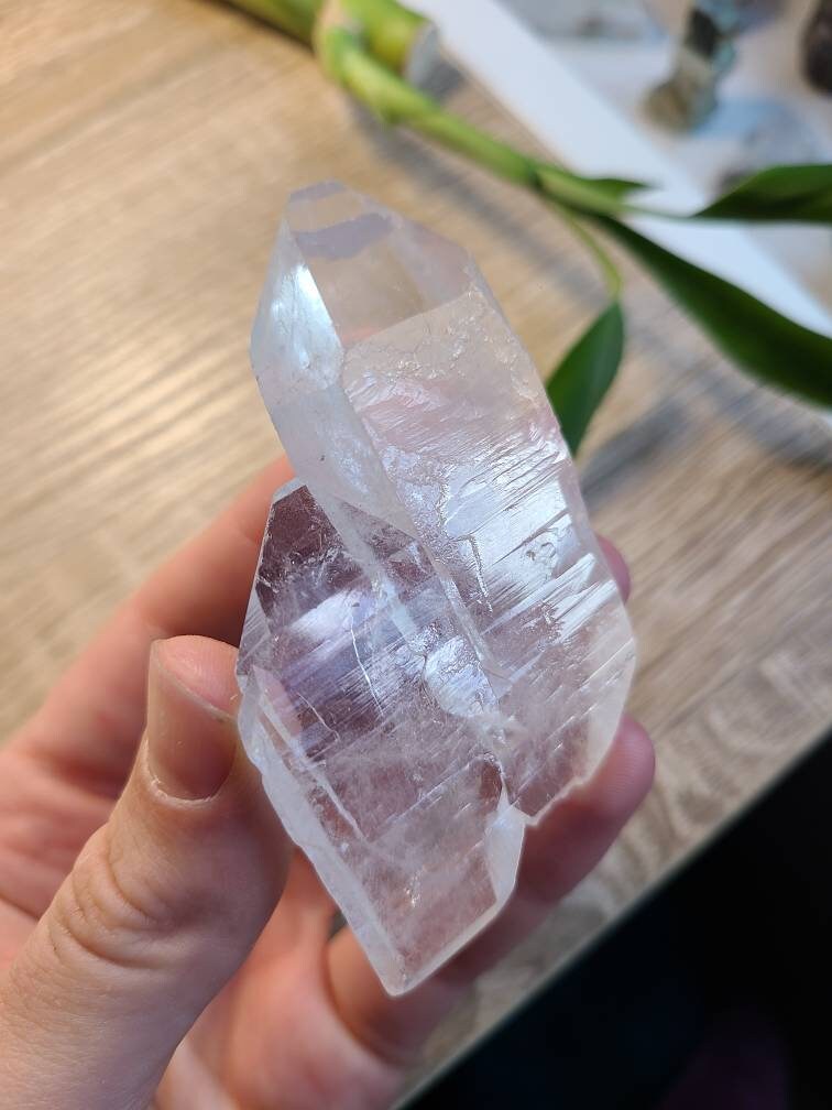 Stunning Ultra Clear DT Quartz Specimen | Tabular and Twinned <100