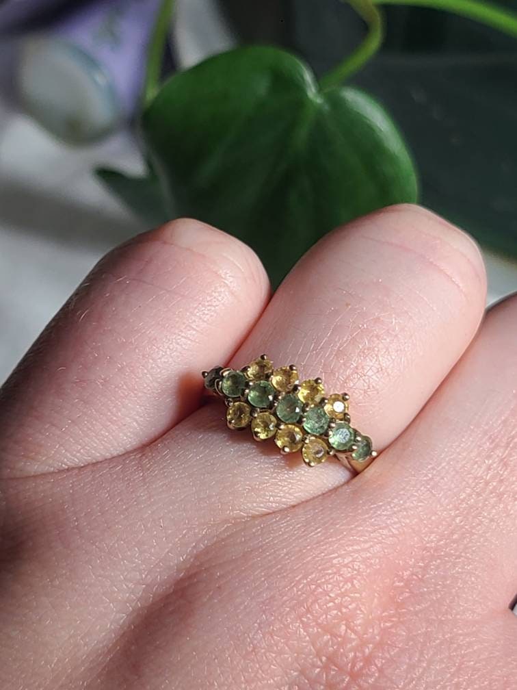 9ct Gold and Natural Sapphire Ring