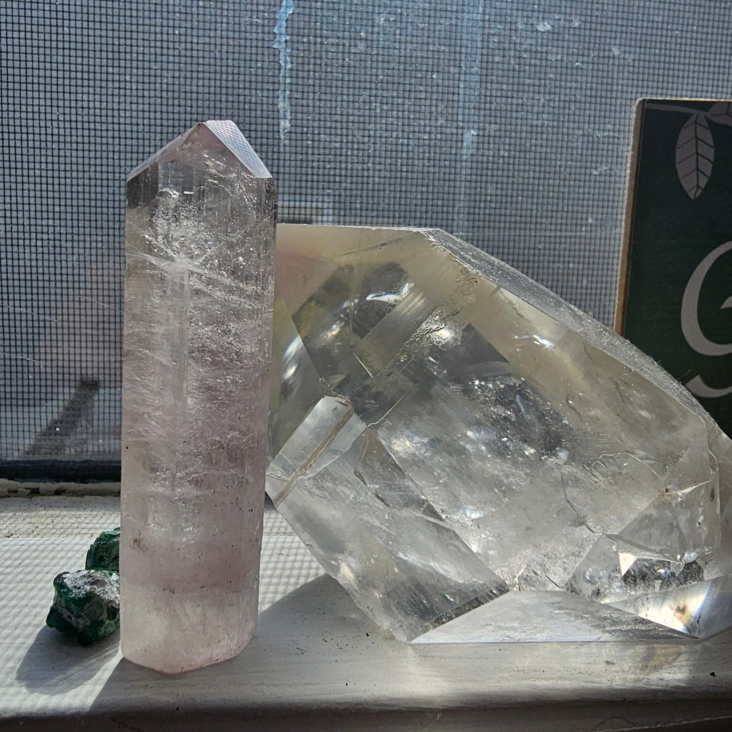Kunzite Crystal 'Tower', Raw Light Pink Spudomene