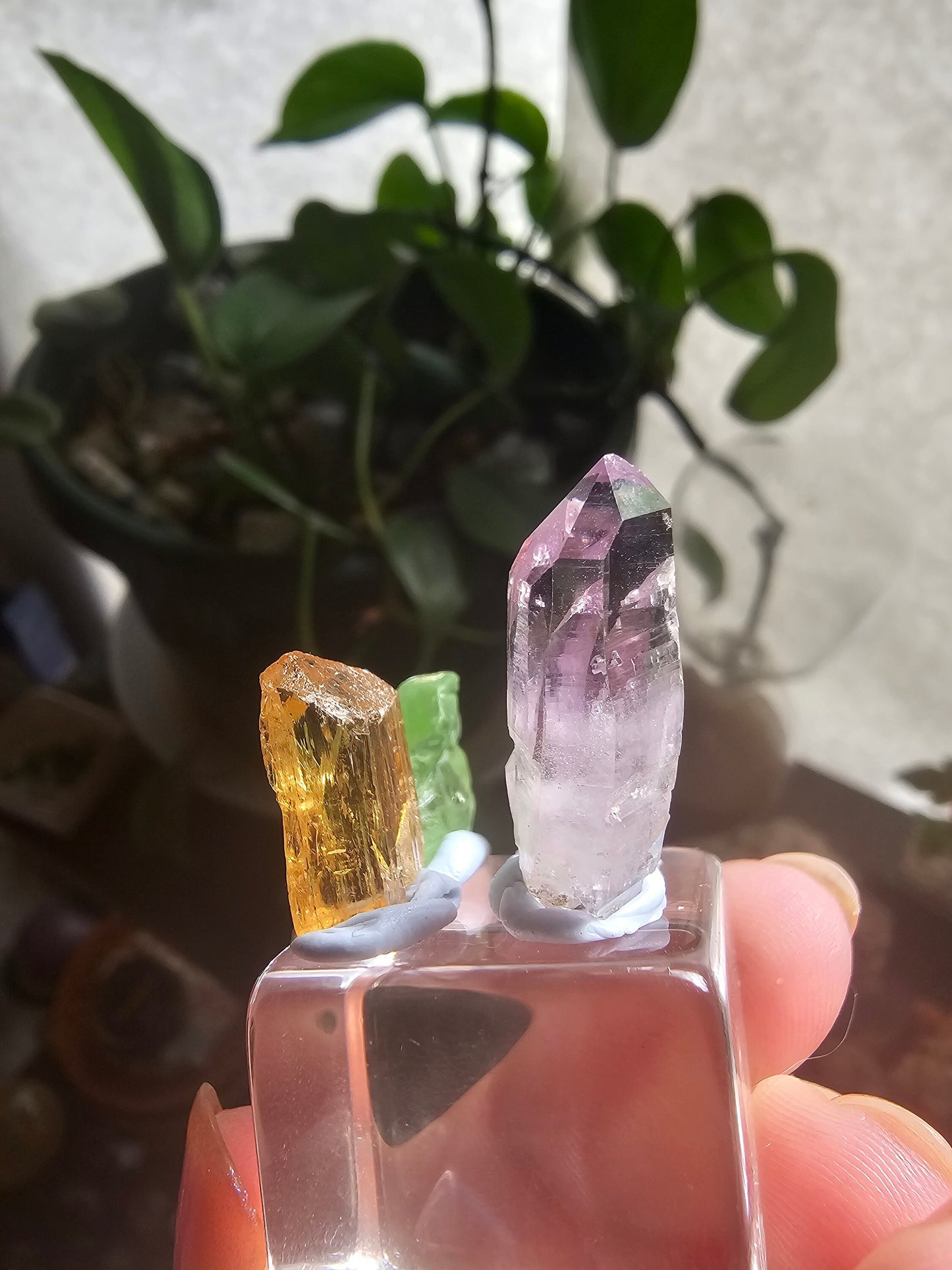 Raw Gems Set, Colorful Rare Minerals, Jewelry Making, Collector Stones | Vera Cruz Amethyst, Imperial Topaz, Peridot, Rubellite <100