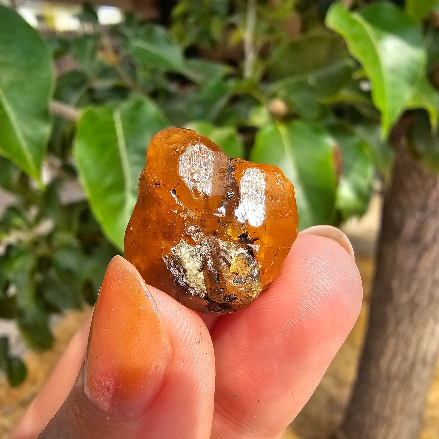 10g Spessartine, Cute Lolindo Tanzania, Bright Orange Garnet, Rough Spessartite, January Birthstone, Rare Etched Garnet, Collector Crystal