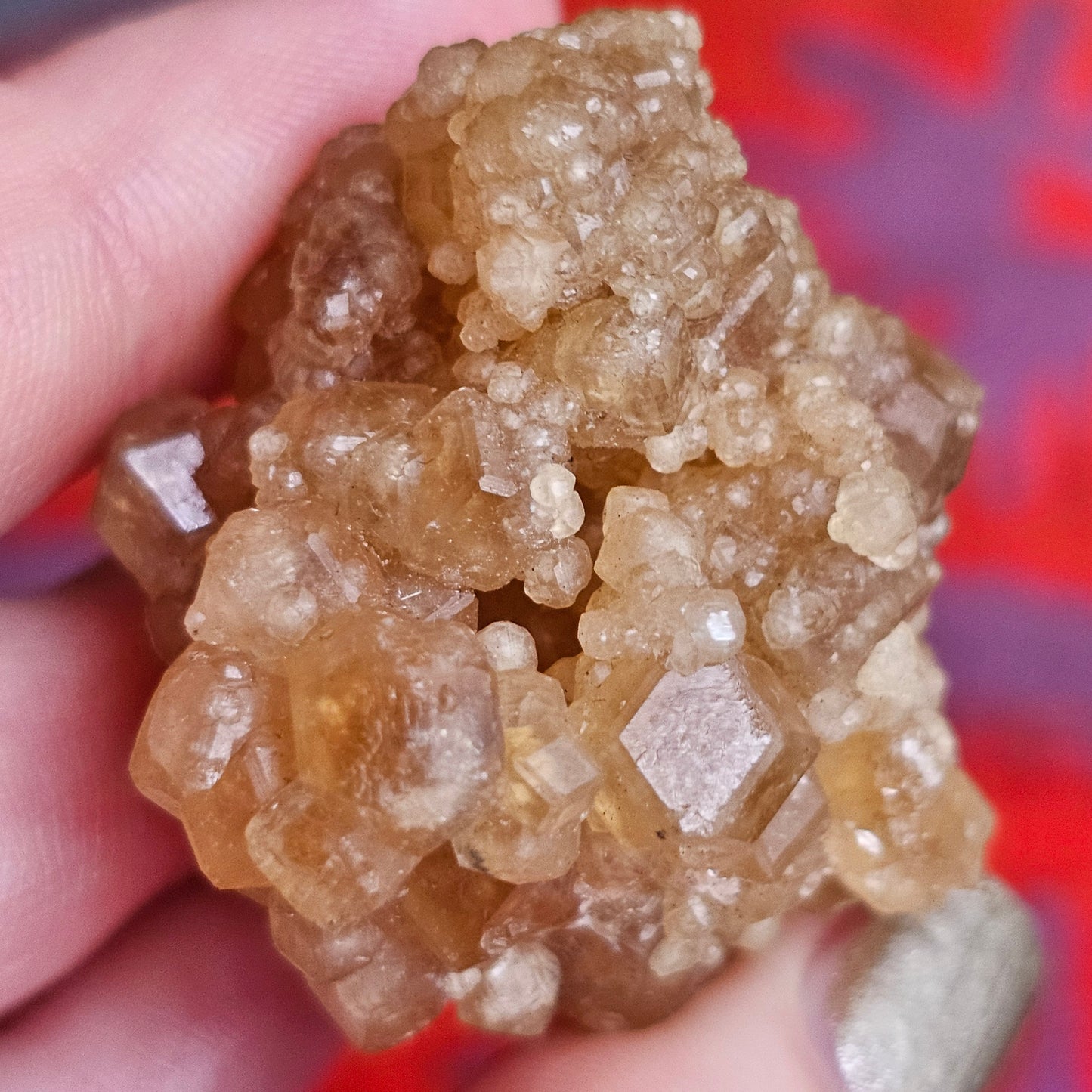 Rare Golden Yellow Spessartine Garnet, 35.4g Floater Crystal Cluster, Rare Raw Natural Gemstone Specimen for Collection, Tanzania Origin