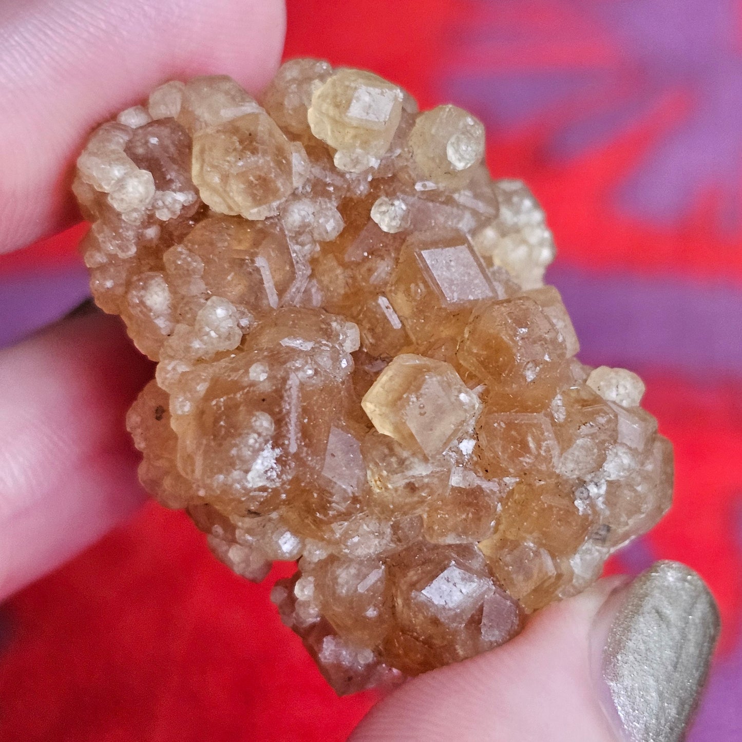 Rare Golden Yellow Spessartine Garnet, 35.4g Floater Crystal Cluster, Rare Raw Natural Gemstone Specimen for Collection, Tanzania Origin