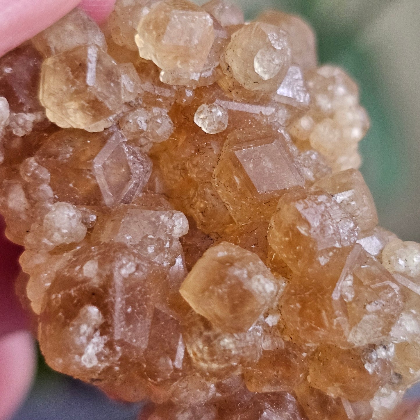 Rare Golden Yellow Spessartine Garnet, 35.4g Floater Crystal Cluster, Rare Raw Natural Gemstone Specimen for Collection, Tanzania Origin