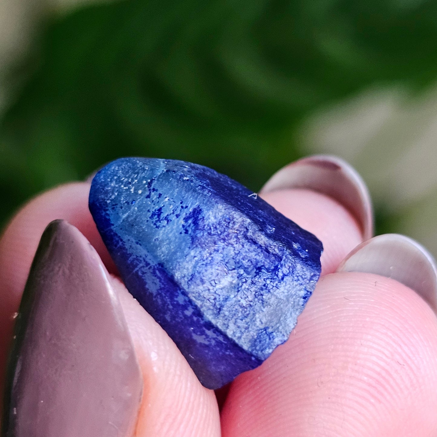 Afghanite Crystal, with Azurite Inclusions, 10ct Rare Raw Gemstone