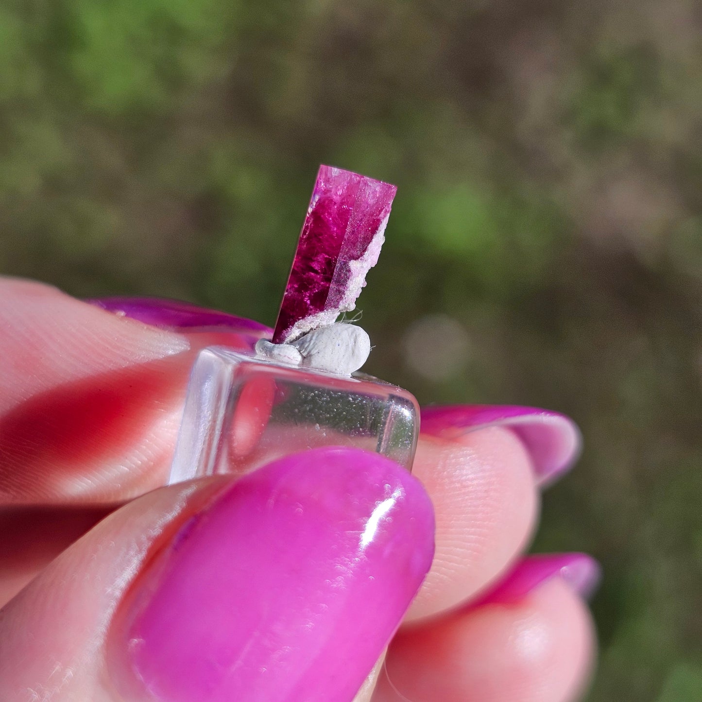 RESERVED for Samantha! Red Beryl, 1.75ct Bixbite Crystal, 'Red emerald', Wah Wah Mountains, Utah USA Mineral, Rare, High Grade, Collector