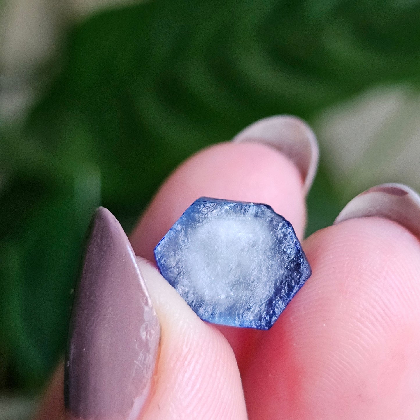 Afghanite Crystal, with Azurite Inclusions, 10ct Rare Raw Gemstone