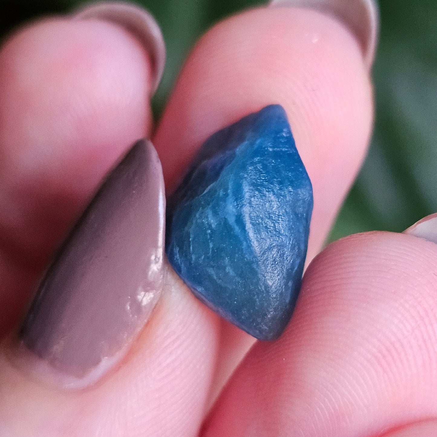 Afghanite Crystal, w Azurite Inclusions, Rare Raw Gemstone Thumbnail Specimen