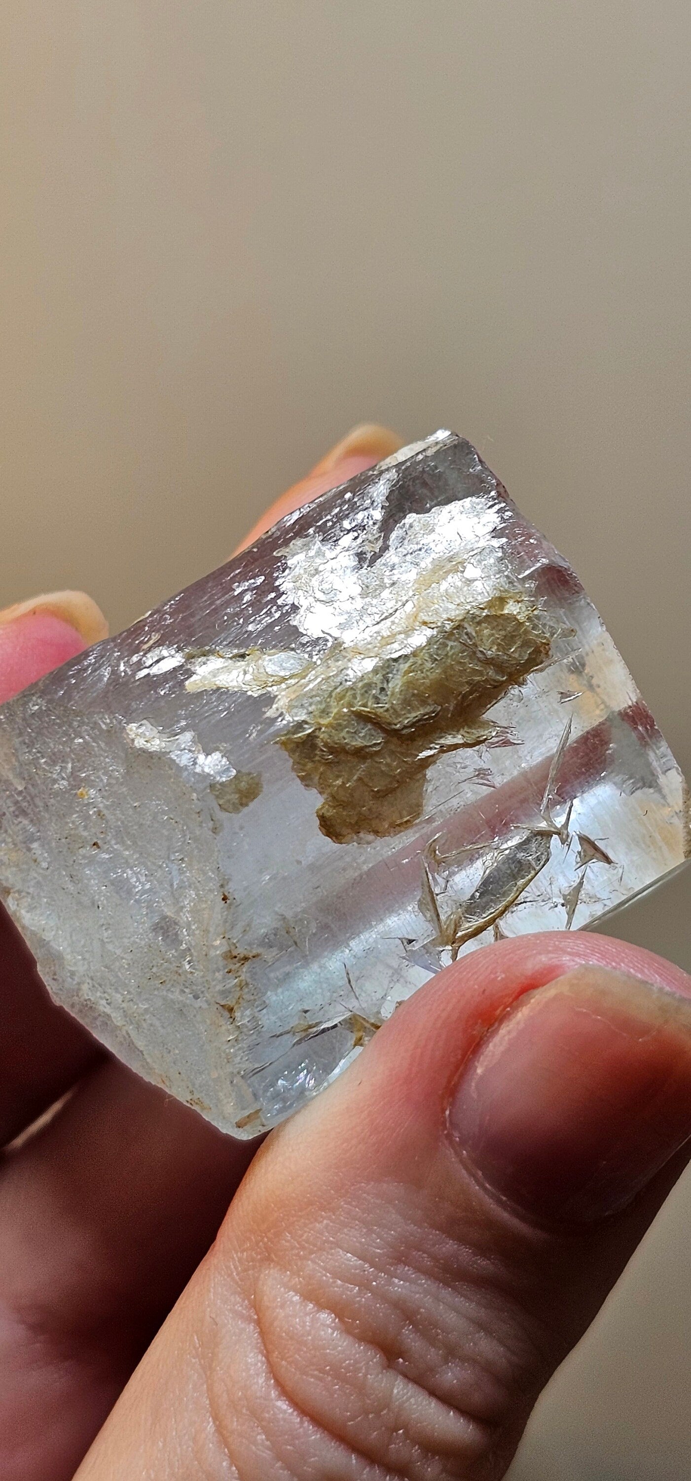 Gorgeous Aquamarine Beryl, 37g Blue Aqua, Silver Mica, Terminated Raw Crystal, High Grade, Baby Blue, Collection, Gemstone, Beryl Specimen