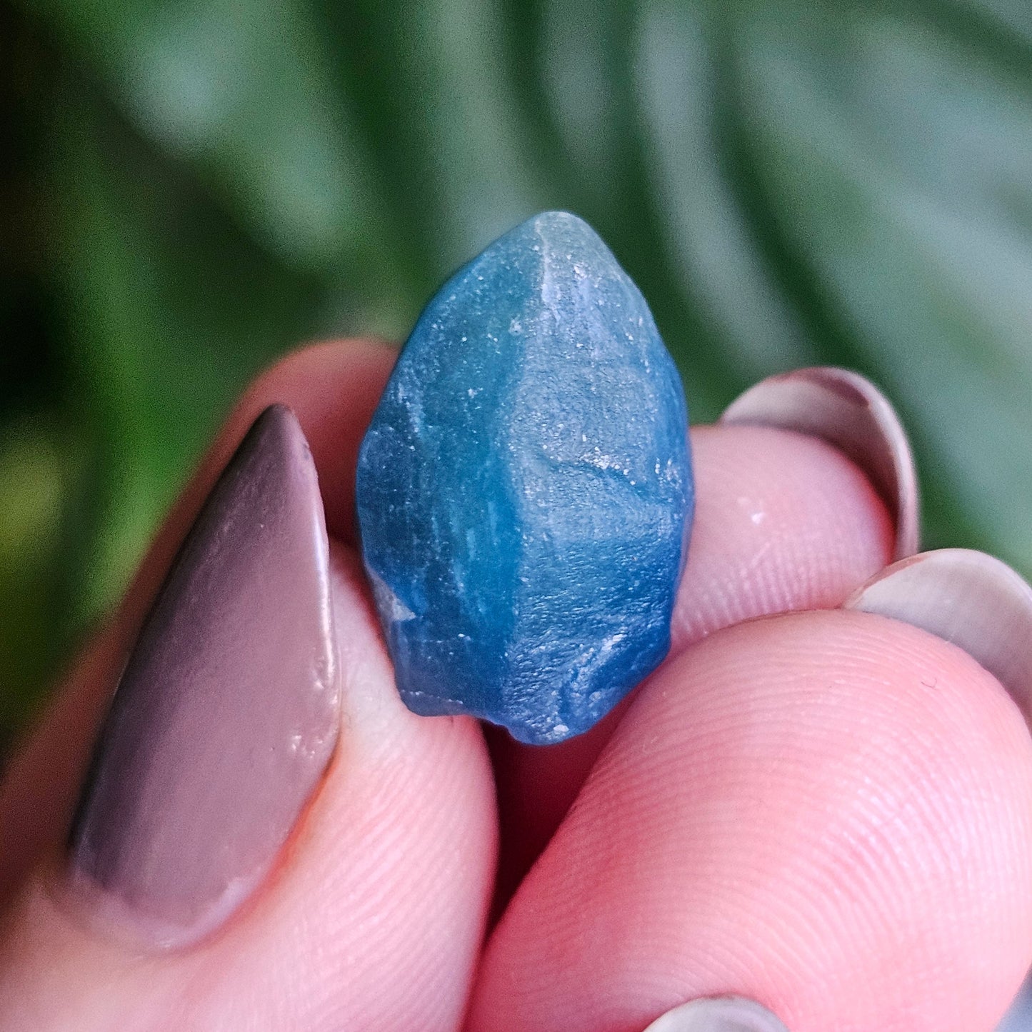 Afghanite Crystal, w Azurite Inclusions, Rare Raw Gemstone Thumbnail Specimen
