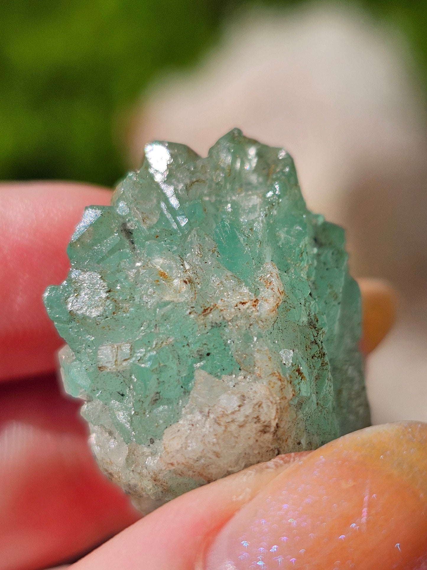 16g Emerald Crystal, Columbia, Muzo Mine, Ethical Direct Sourcing, Raw Rare Minerals, Collection Specimen, Green Emerald Beryl Gemstone