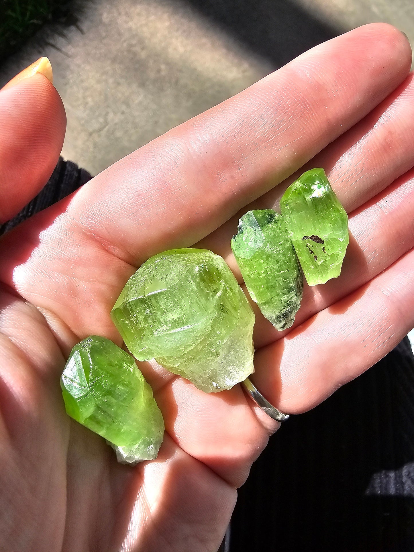 Diopside Crystal, 26g Bright Green, Rare Raw Gemstone, Large Diopside Pendant Specimen, Rough Natural Collector Mineral from Tanzania