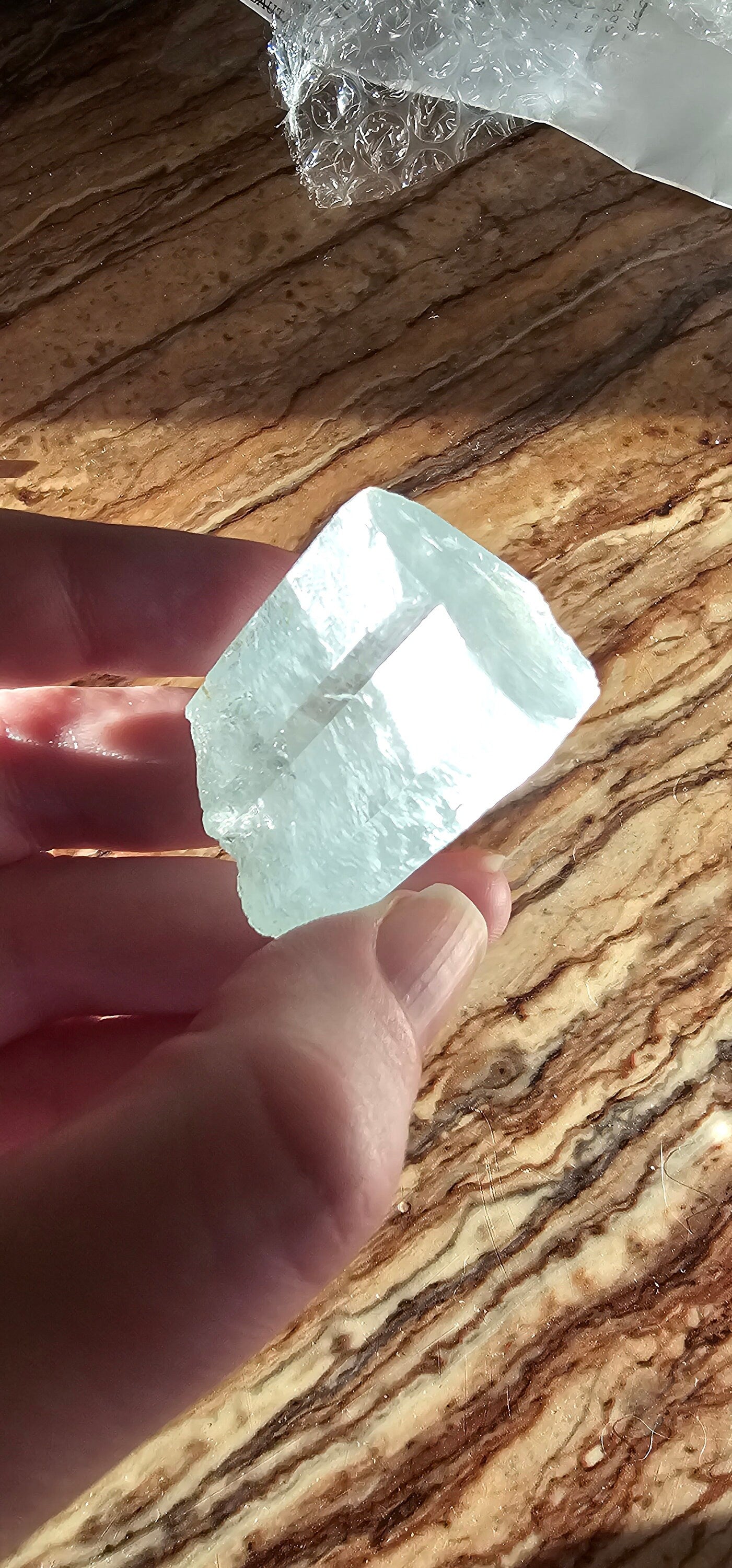 Gorgeous Aquamarine Beryl, 37g Blue Aqua, Silver Mica, Terminated Raw Crystal, High Grade, Baby Blue, Collection, Gemstone, Beryl Specimen