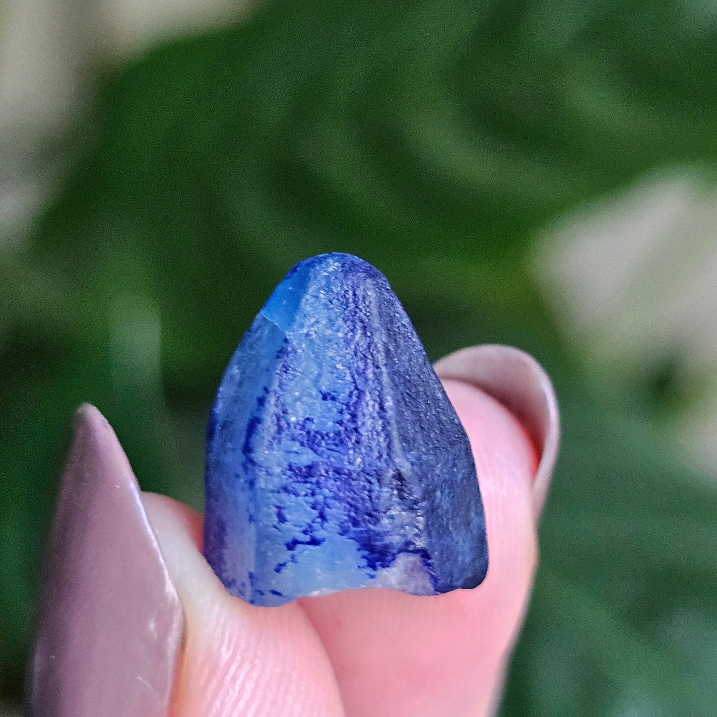 Afghanite Crystal, with Azurite Inclusions, 10ct Rare Raw Gemstone