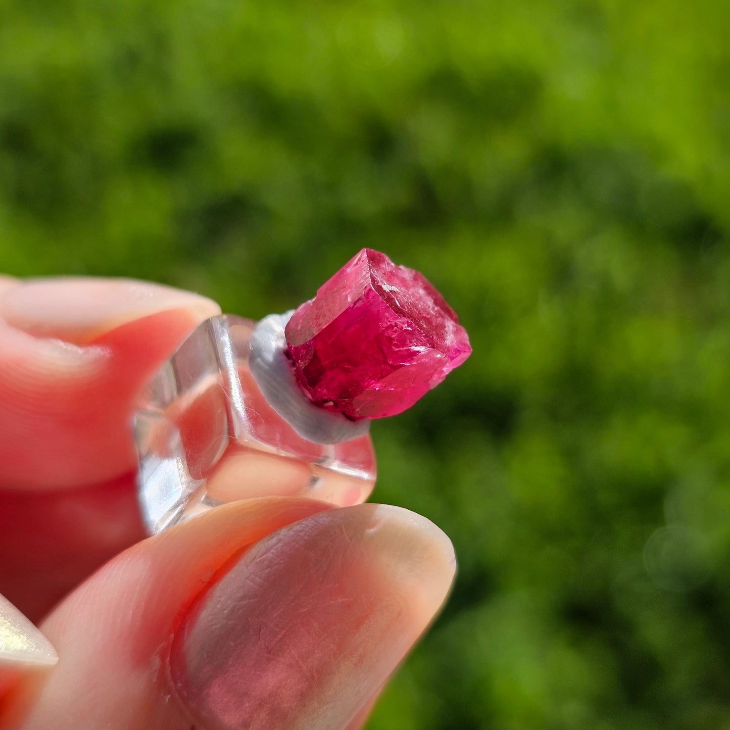 RESERVED for Chris! Raw Red Beryl, 4ct Bixbite Crystal, 'Red emerald', Rare Gemstone, Wah Wah Mountains, Utah USA Mineral, Very Rare