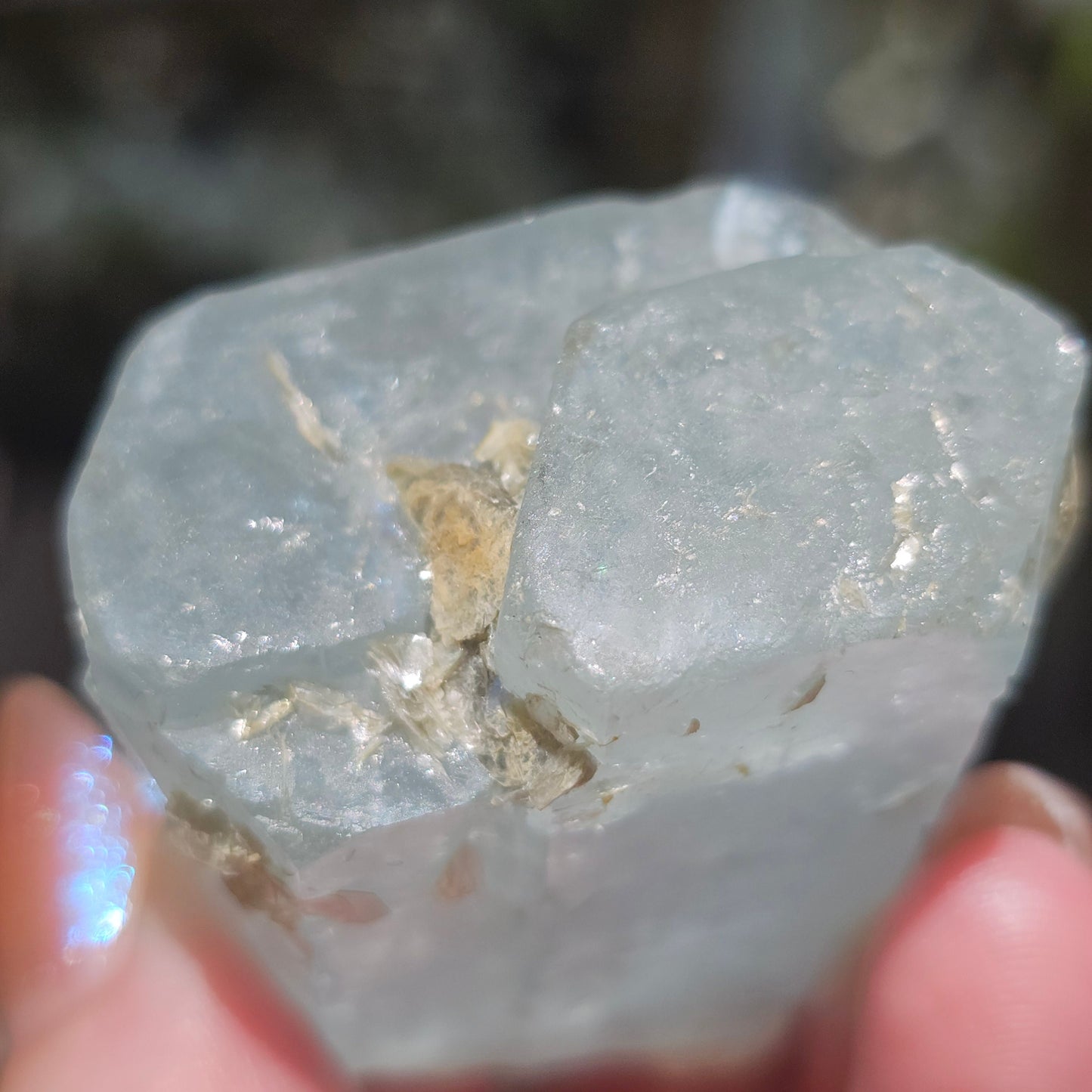Aquamarine w Silver Muscovite
