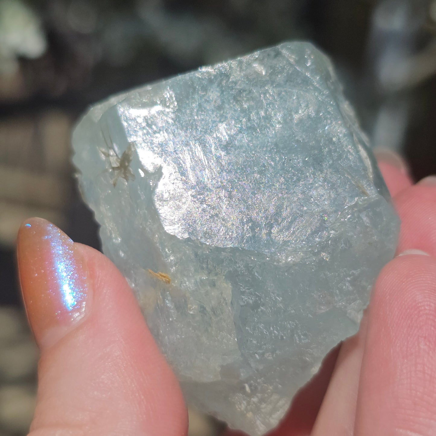 Aquamarine w Silver Muscovite
