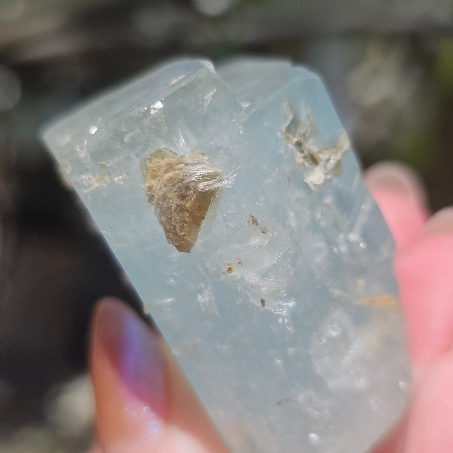 Aquamarine w Silver Muscovite