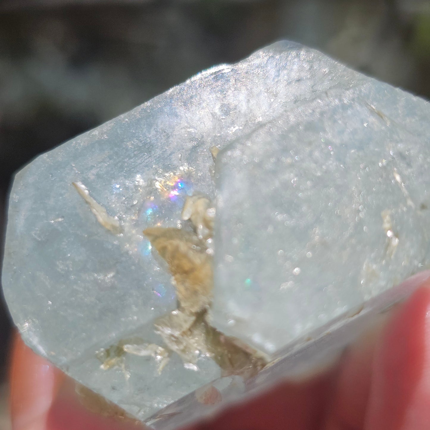 Aquamarine w Silver Muscovite