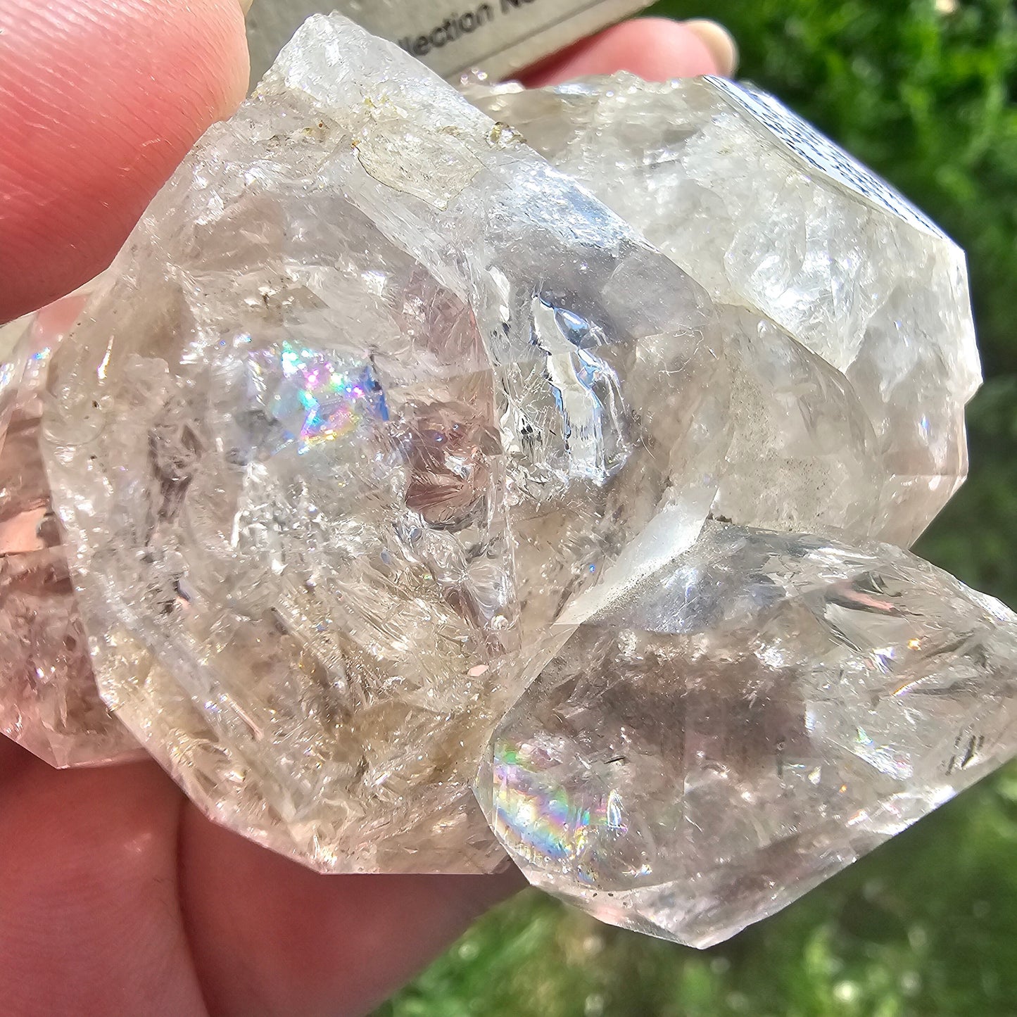 RESERVED for N ~ XL Herkimer 'Diamond', Quartz Cluster from Herkimer County New York, Old Stock, Well Documented, Rare Specimen, Rainbows!