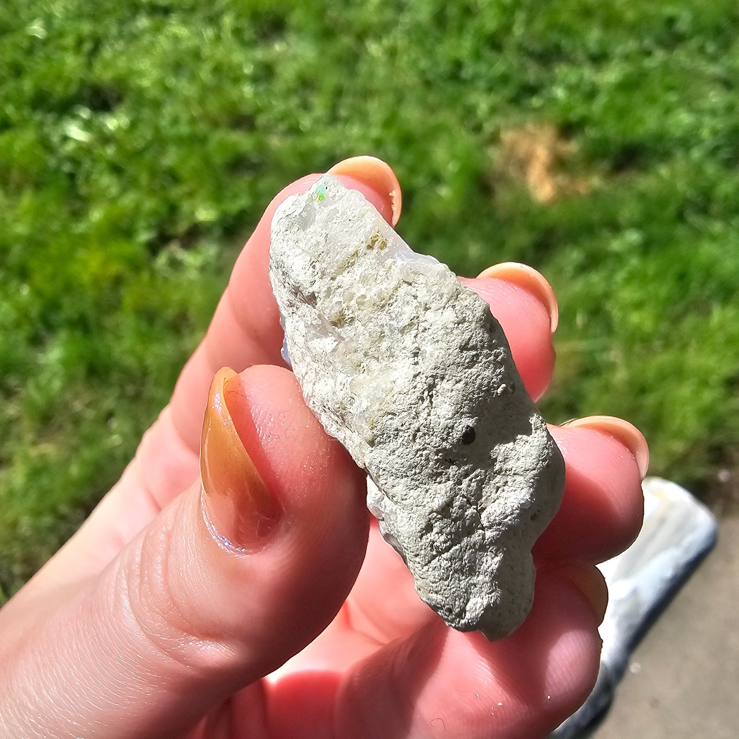 Large Raw Opal, 9.4g Rough Rare Mineral Specimen, Rainbow Flashy Gem, Multicolored, Welo Ethiopia, Newer find, Opal with Matrix, Collectable