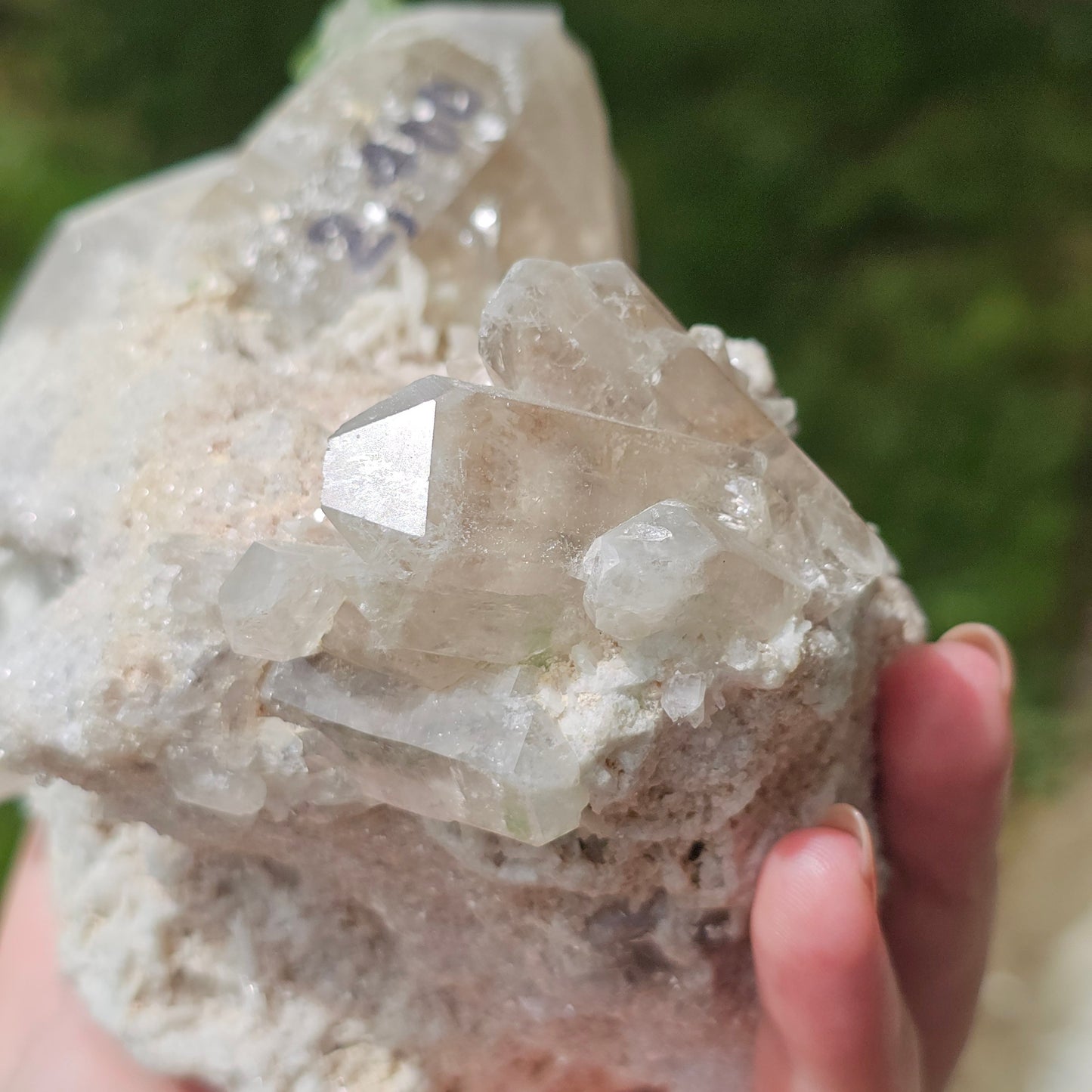 RESERVED ~ XL Cabinet Crystal ~ Green Tourmaline / Verdellite Elbaite on Quartz