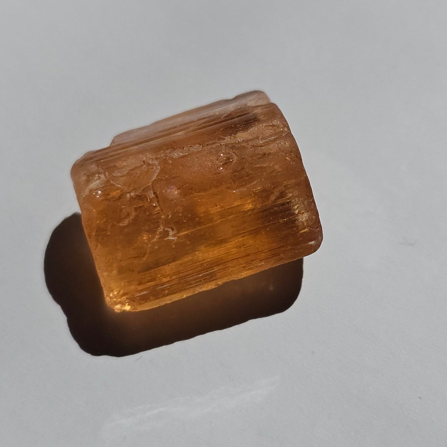Imperial Topaz Gem, Ouro Preto Brazil, 20ct, Old Stock