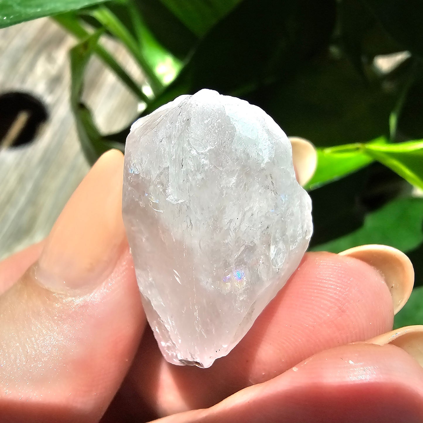 81.5ct Pink Morganite Crystal, Terminated Pale Pink Beryl, Raw Rare Mineral Specimen, Rough Morganite, Skardu Pakistan, Chunky Pocket Stone
