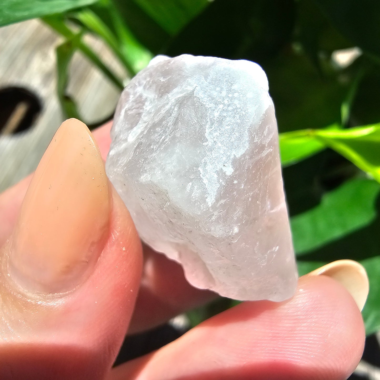 81.5ct Pink Morganite Crystal, Terminated Pale Pink Beryl, Raw Rare Mineral Specimen, Rough Morganite, Skardu Pakistan, Chunky Pocket Stone