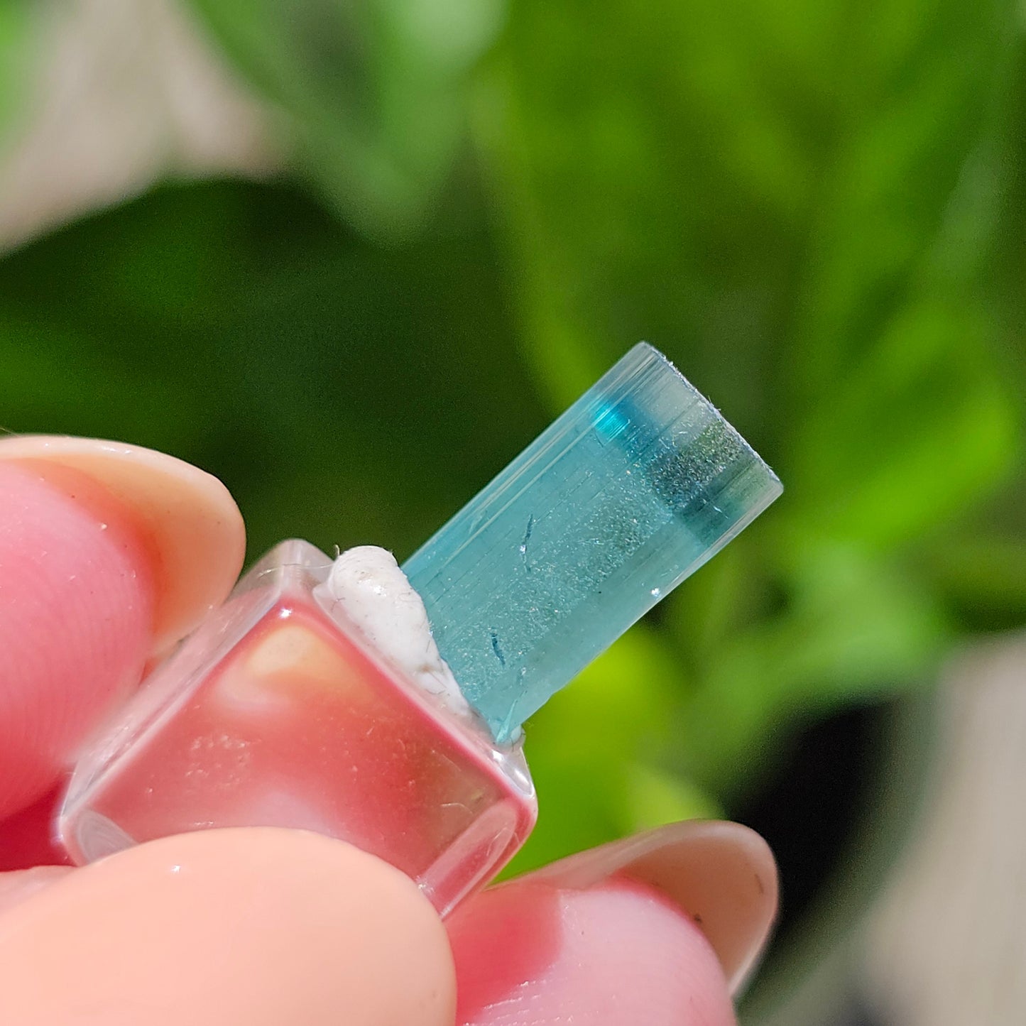 RESERVED for Omar 5ct Tourmaline Gem, Rich Bright Blue Indicolite, Elbaite Raw Gemstone, Rare Specimen, Blue Capped, Terminated
