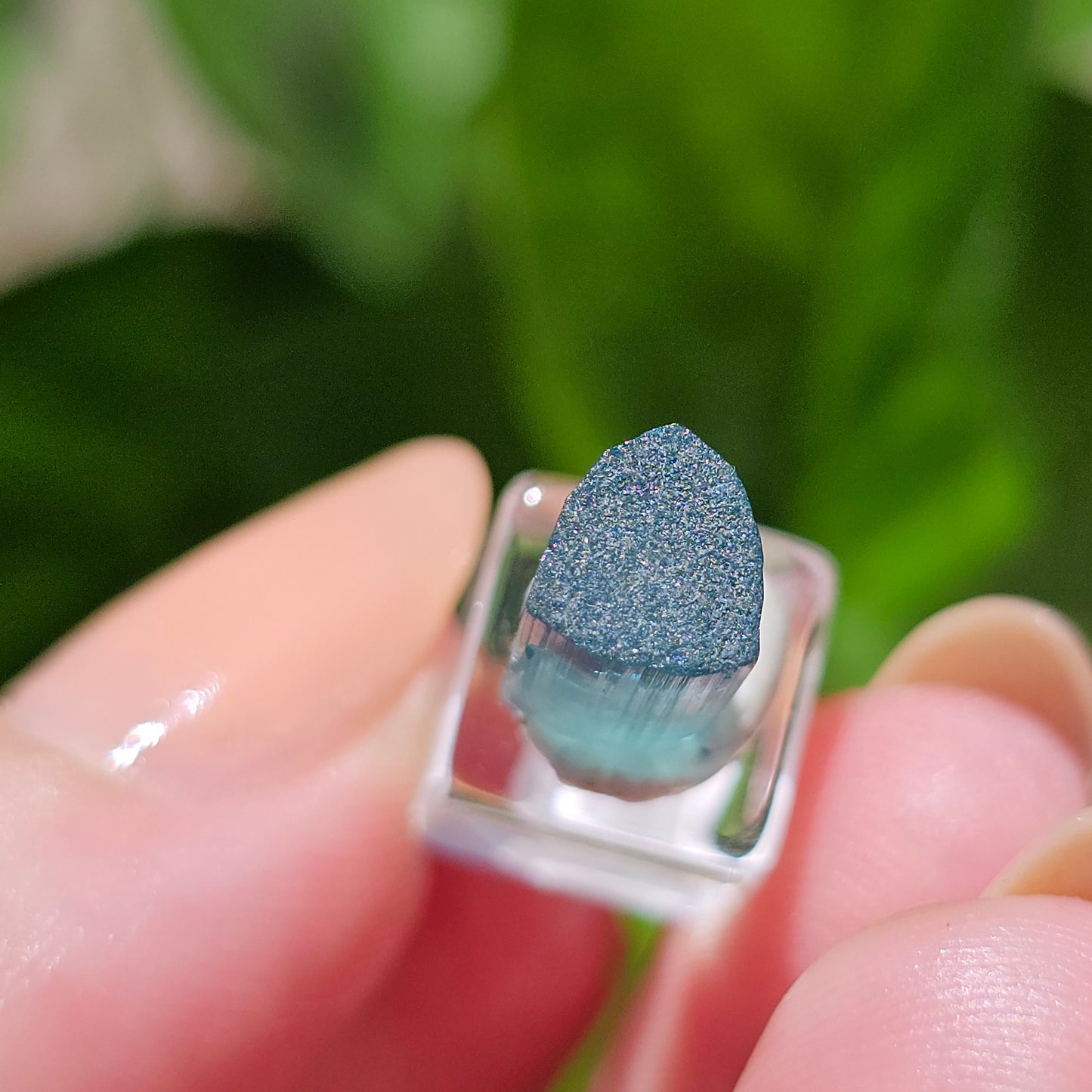 RESERVED for Omar 5ct Tourmaline Gem, Rich Bright Blue Indicolite, Elbaite Raw Gemstone, Rare Specimen, Blue Capped, Terminated