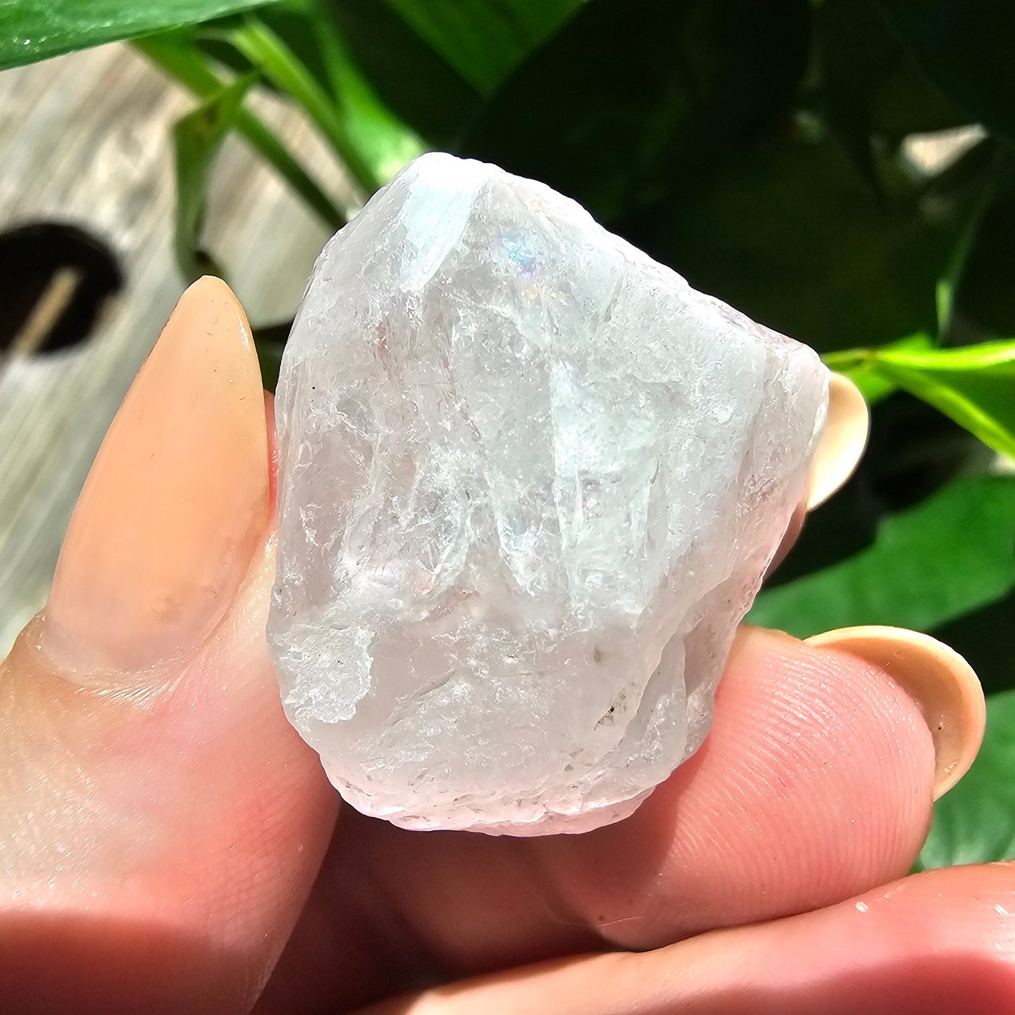 81.5ct Pink Morganite Crystal, Terminated Pale Pink Beryl, Raw Rare Mineral Specimen, Rough Morganite, Skardu Pakistan, Chunky Pocket Stone