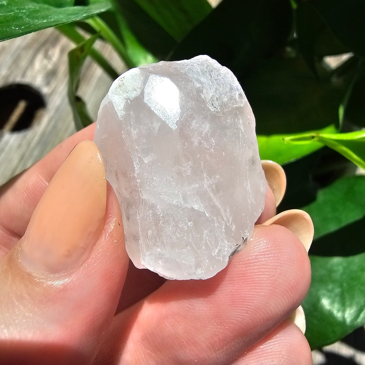 81.5ct Pink Morganite Crystal, Terminated Pale Pink Beryl, Raw Rare Mineral Specimen, Rough Morganite, Skardu Pakistan, Chunky Pocket Stone