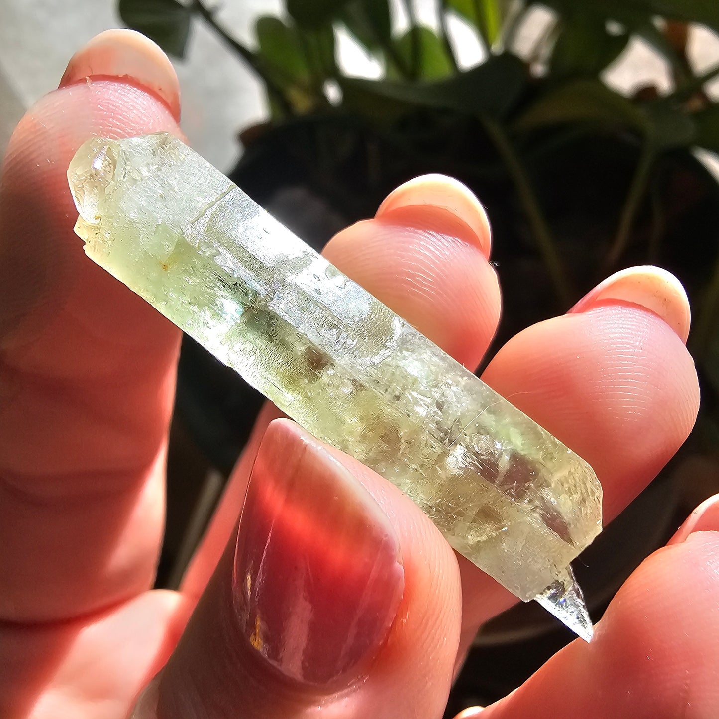 Heliodor Beryl, Etched Rare Raw Crystal Specimen, 8.6g Old Stock Padre Paraiso Material, Collector Mineral Gemstone, Bright Vibrant Stone