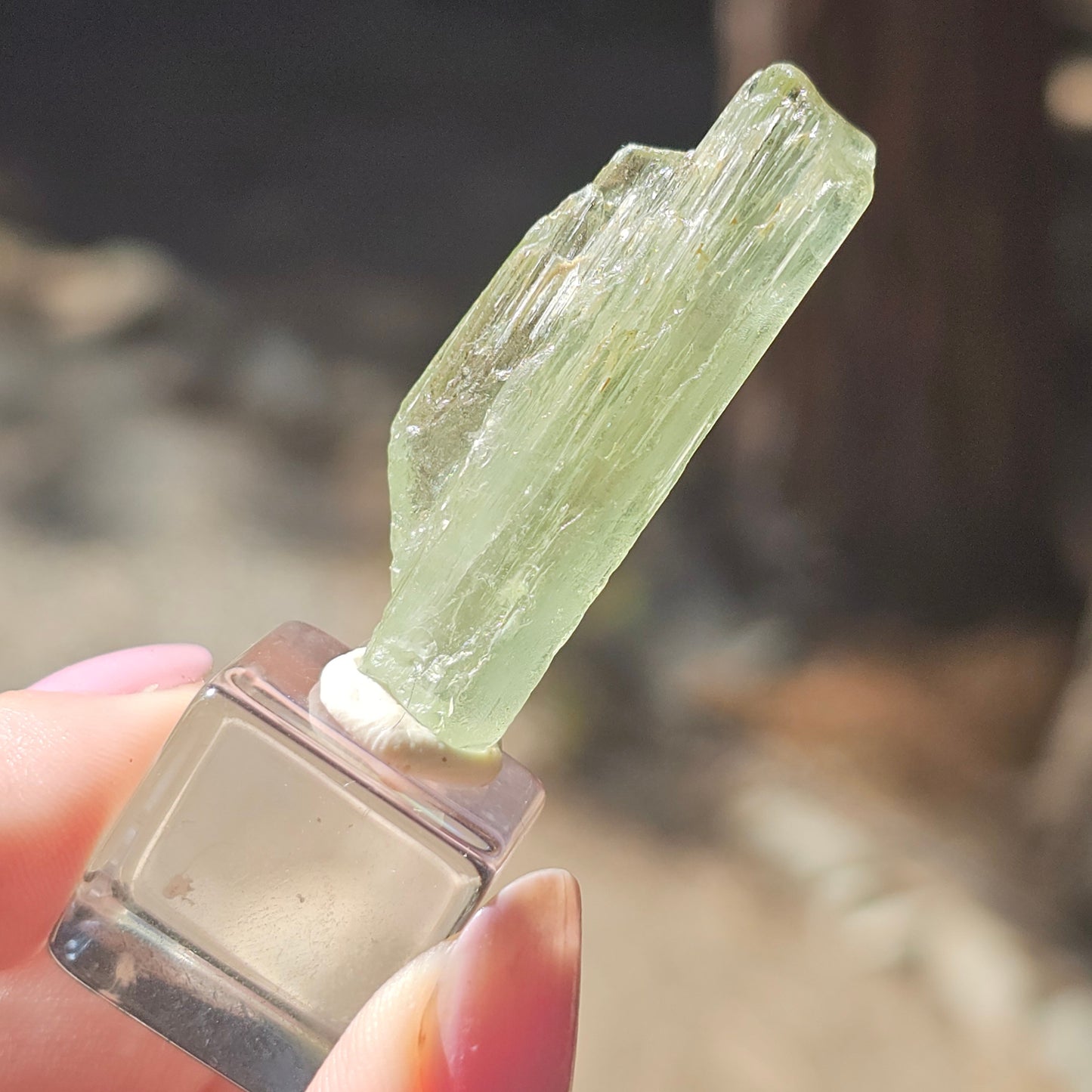 Heliodor Beryl, Tabby Rare Raw Crystal Specimen, 7.9g Old Stock Padre Paraiso Material