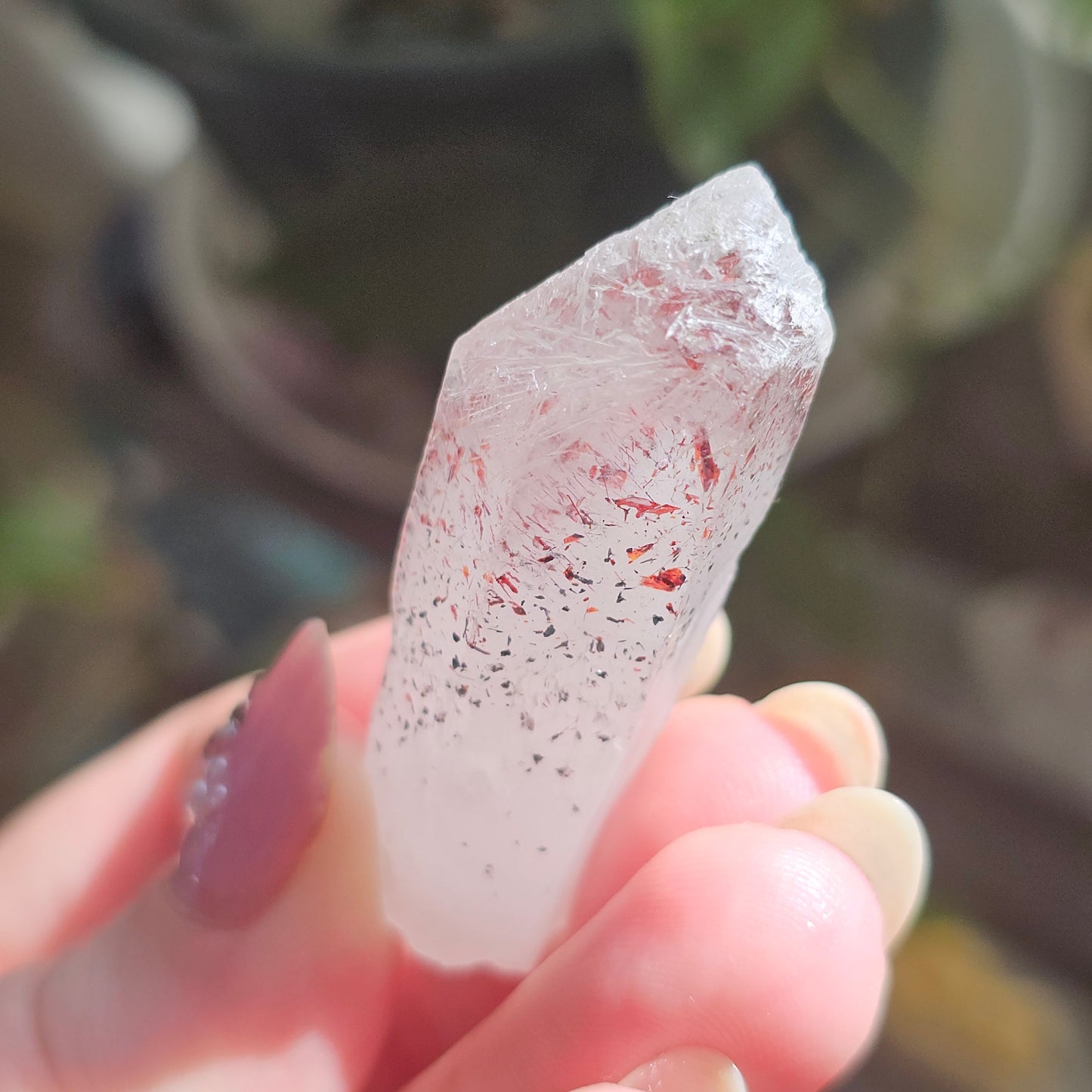 Disco Fire / Orire Quartz, 22g Crystal Point <100