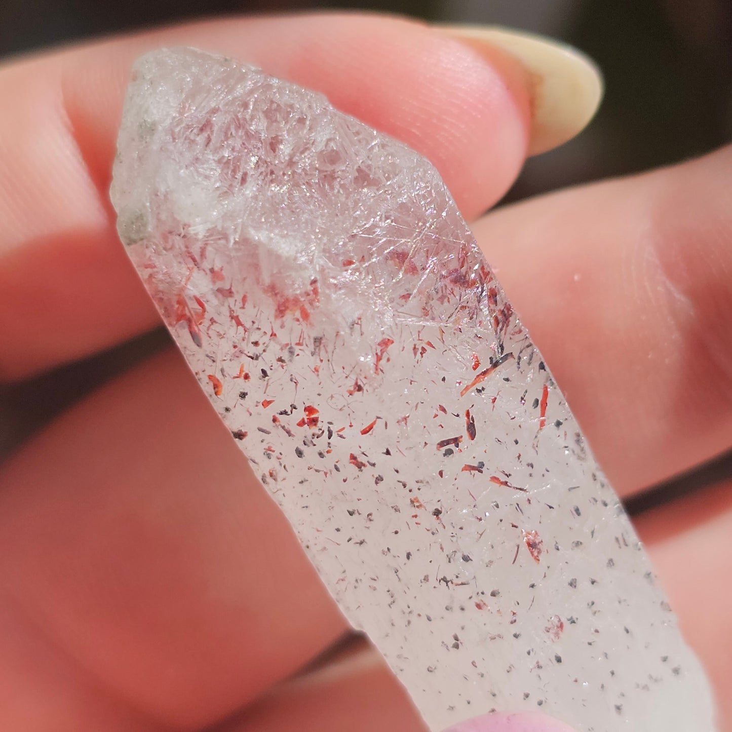 Disco Fire / Orire Quartz, 22g Crystal Point <100