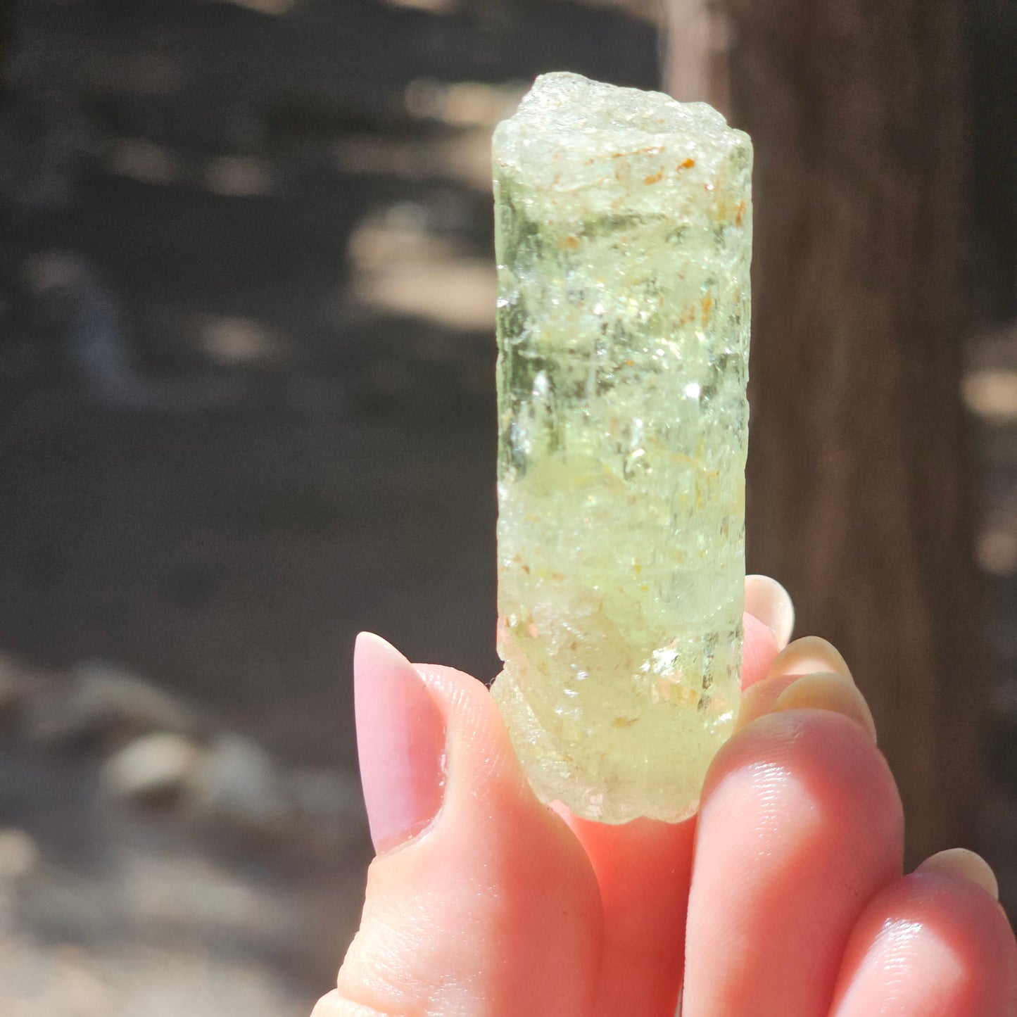 Heliodor Beryl ~ Etched Rare Raw Crystal Specimen, 25g Old Stock Padre Paraiso
