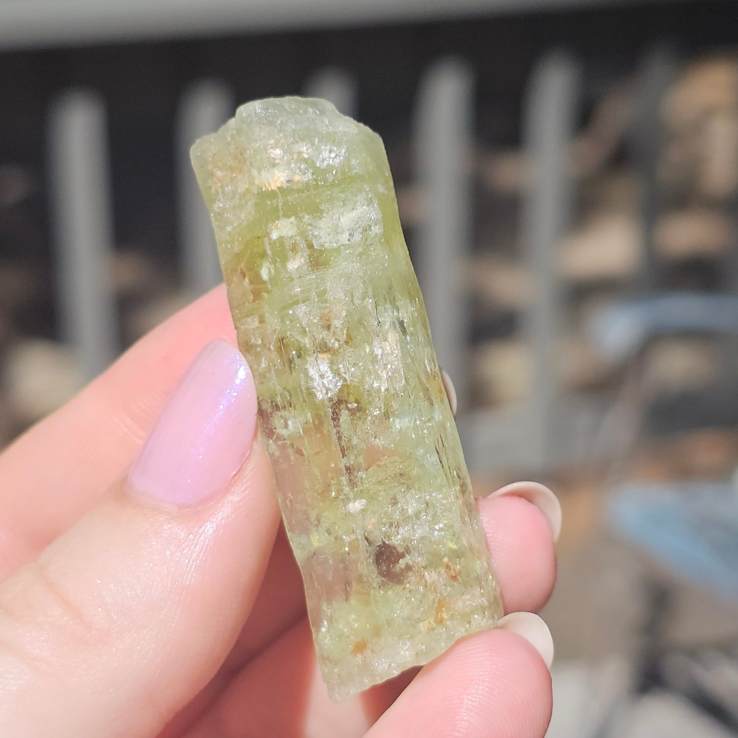 Heliodor Beryl ~ Etched Rare Raw Crystal Specimen, 25g Old Stock Padre Paraiso