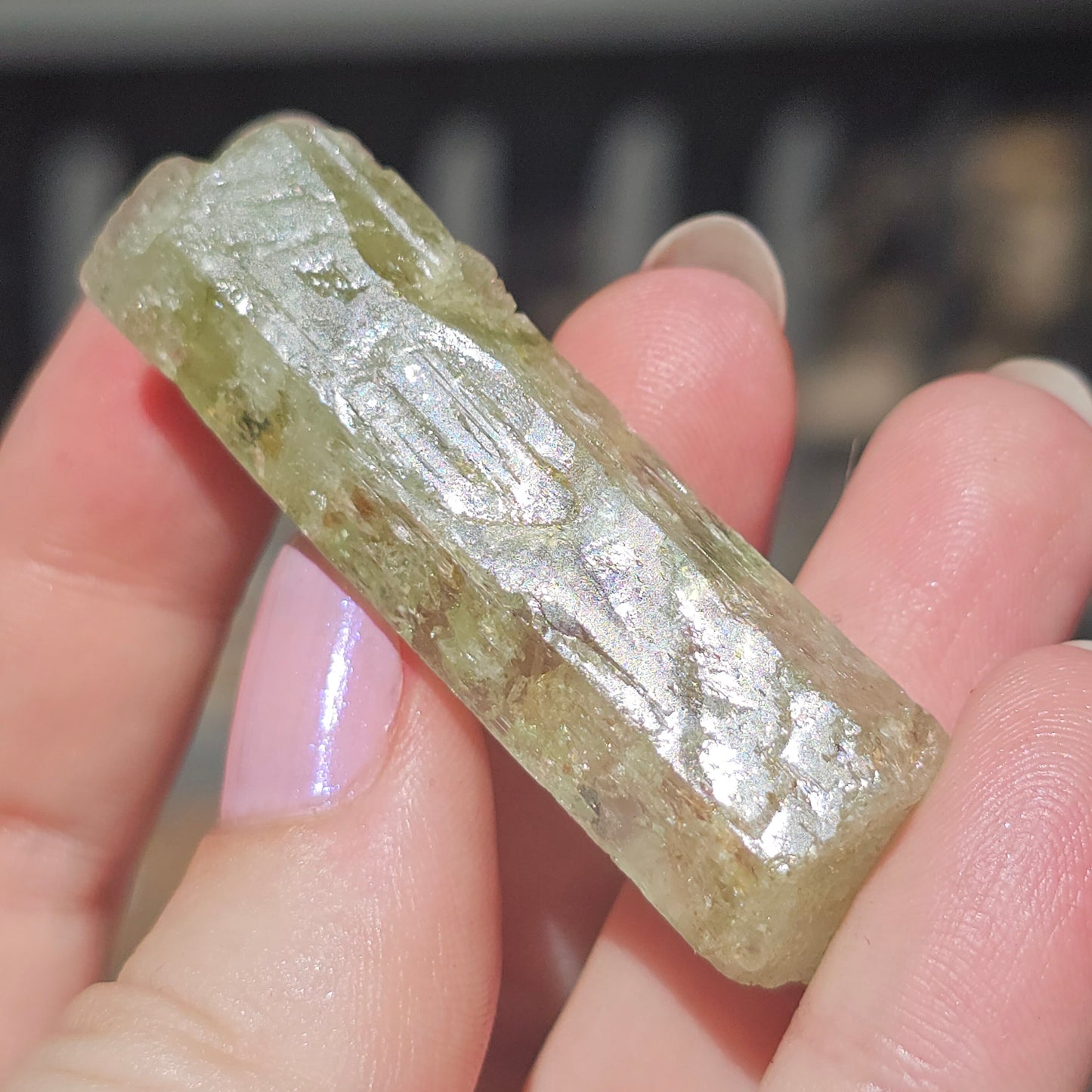 Heliodor Beryl ~ Etched Rare Raw Crystal Specimen, 25g Old Stock Padre Paraiso