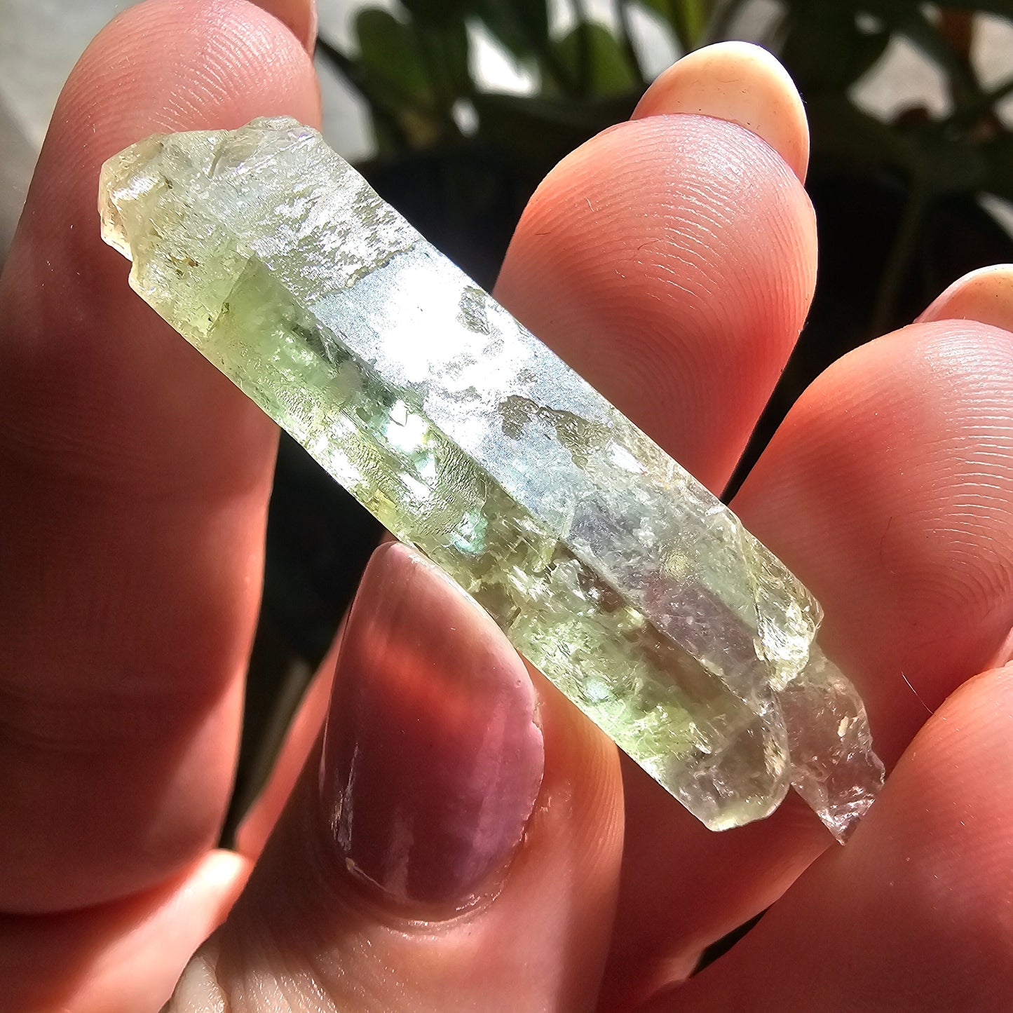 Heliodor Beryl, Etched Rare Raw Crystal Specimen, 8.6g Old Stock Padre Paraiso Material, Collector Mineral Gemstone, Bright Vibrant Stone