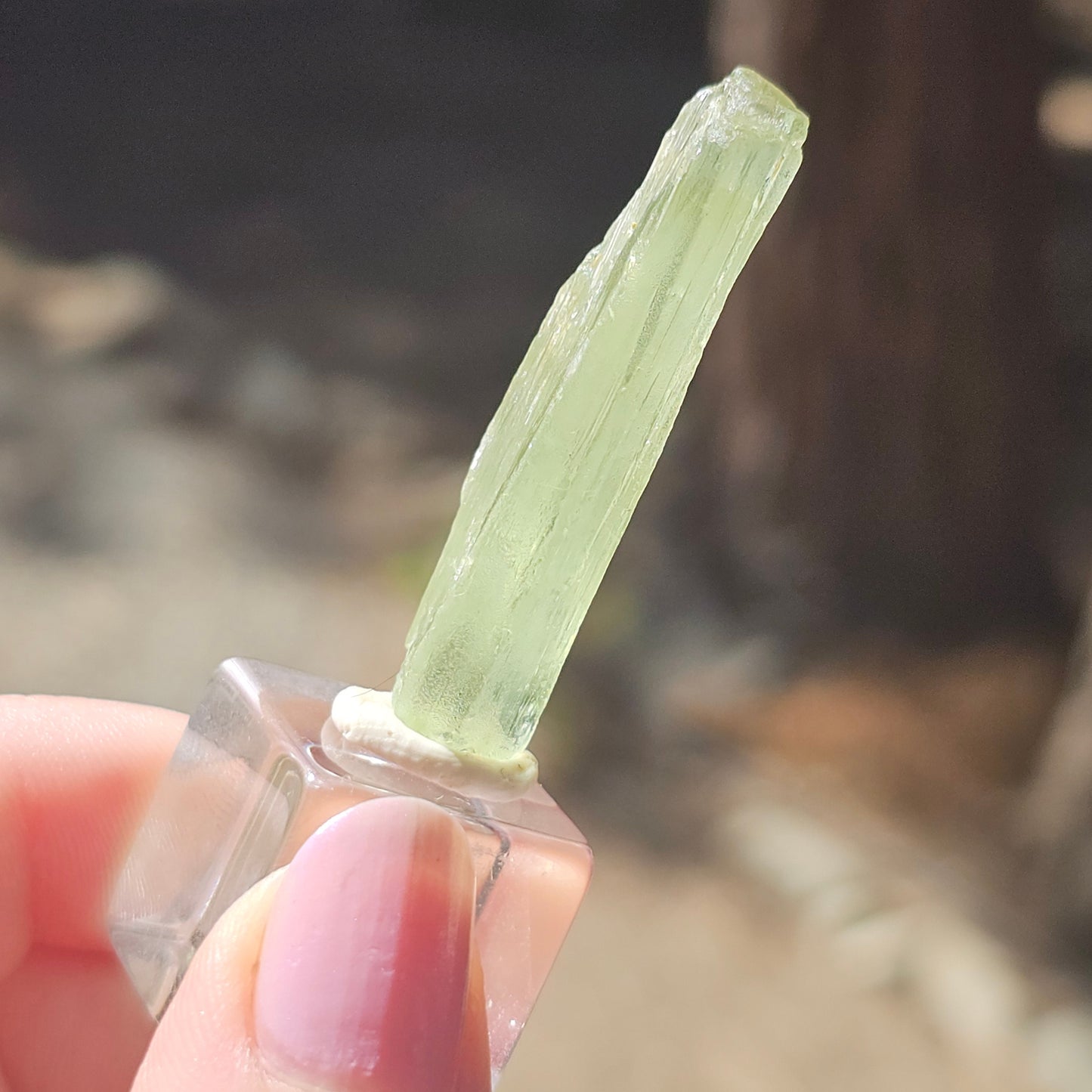Heliodor Beryl, Tabby Rare Raw Crystal Specimen, 7.9g Old Stock Padre Paraiso Material