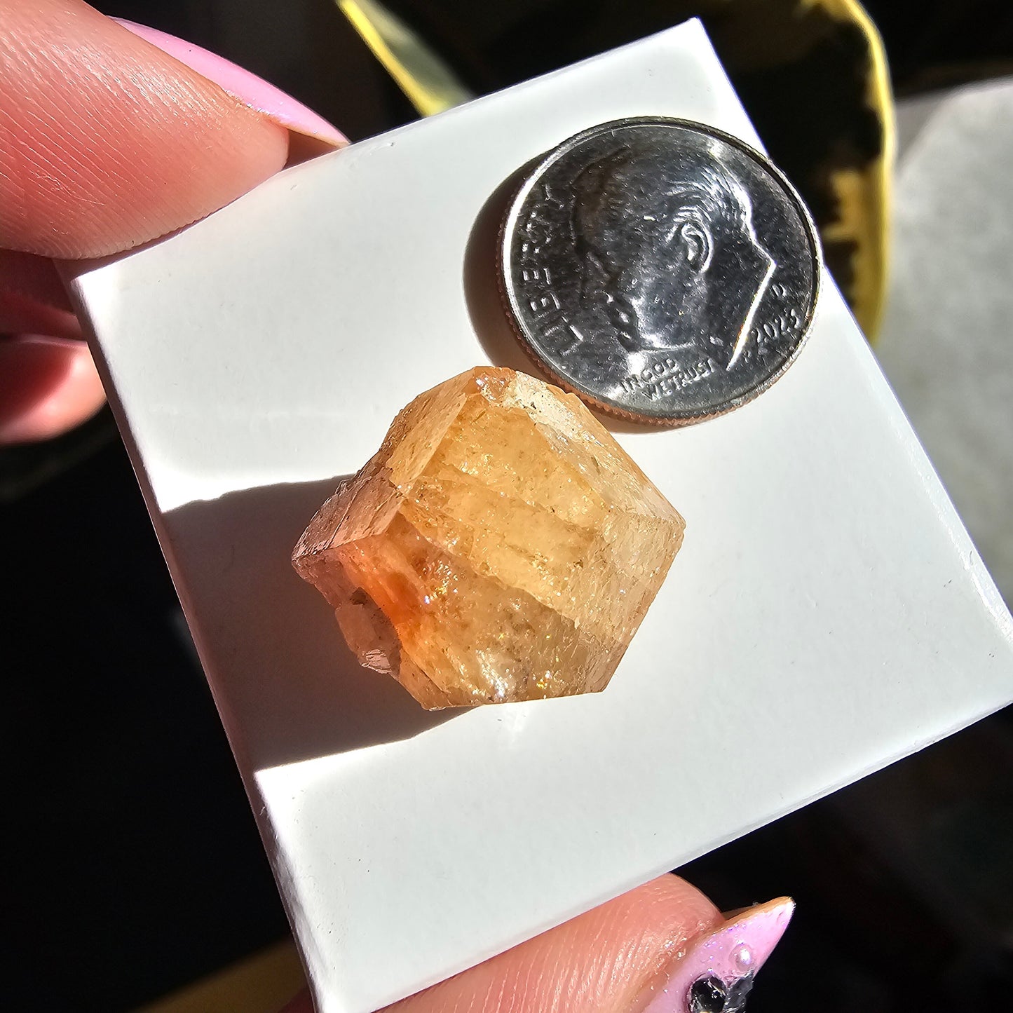 Rare Orange Garnet, 25.7ct Kenyan, Old Stock <100